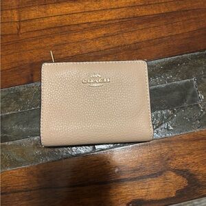 Coach Baby Pink Bifold Wallet